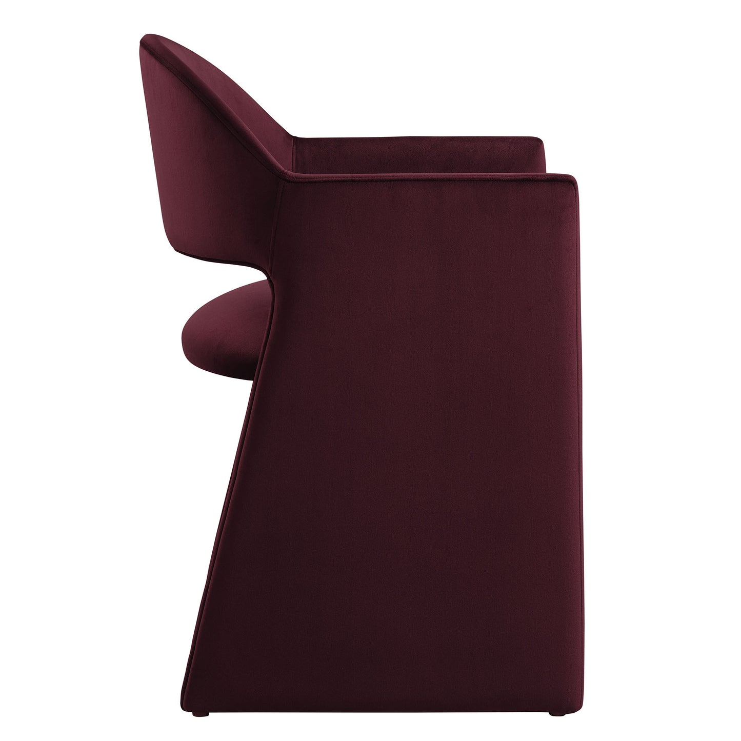 Talia Upholstered Fabric and Performance Velvet Dining Armchair by Modway