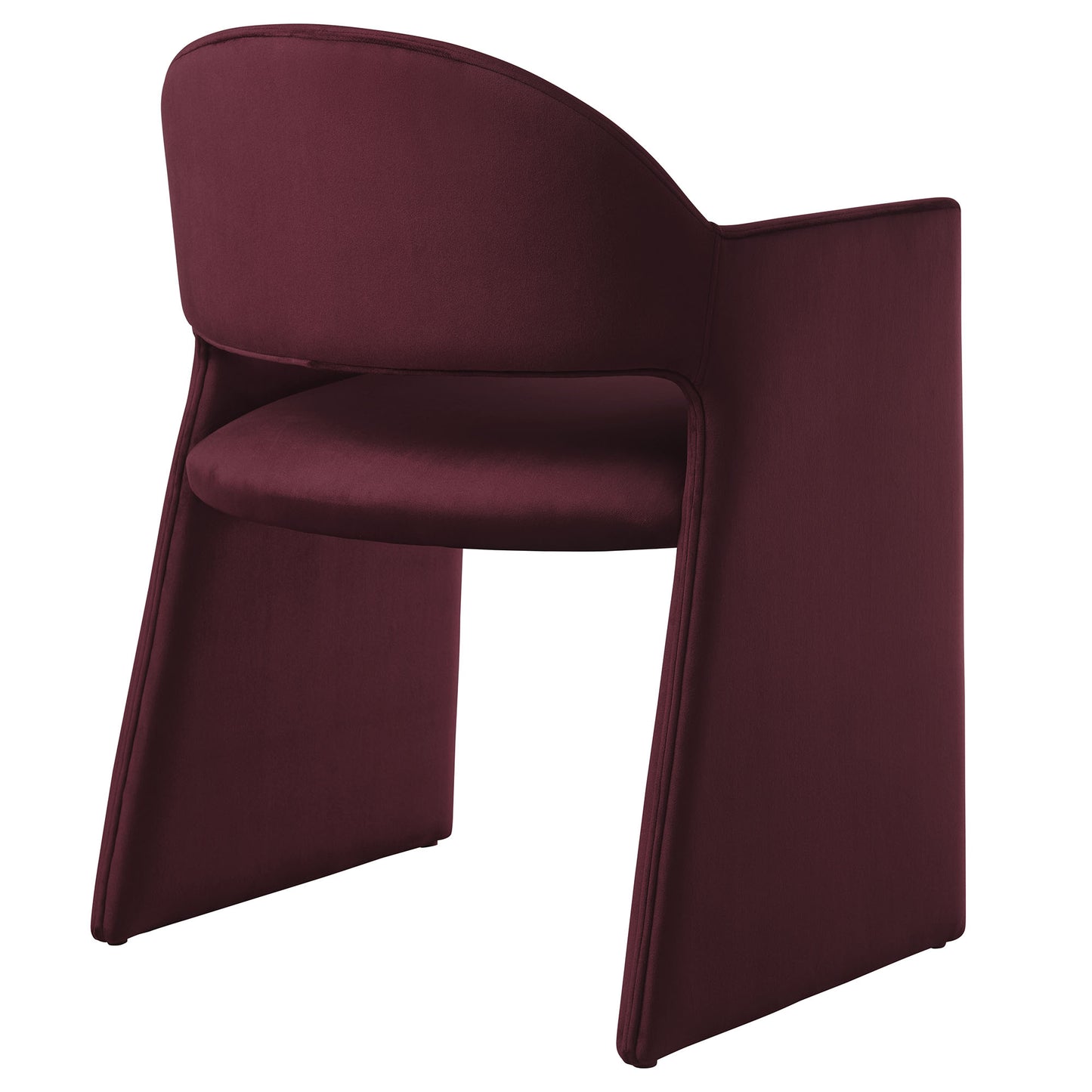 Talia Upholstered Fabric and Performance Velvet Dining Armchair by Modway