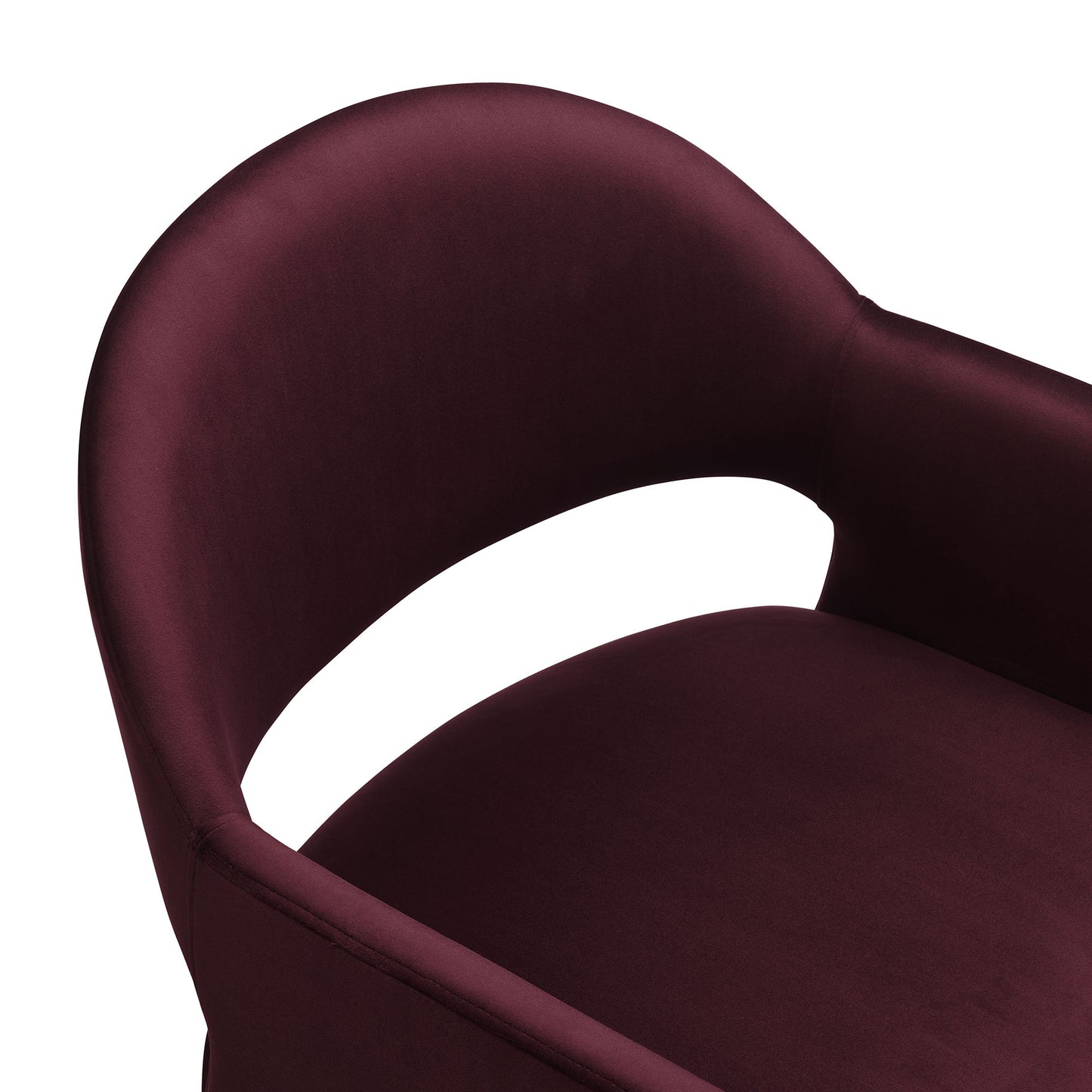 Talia Upholstered Fabric and Performance Velvet Dining Armchair by Modway