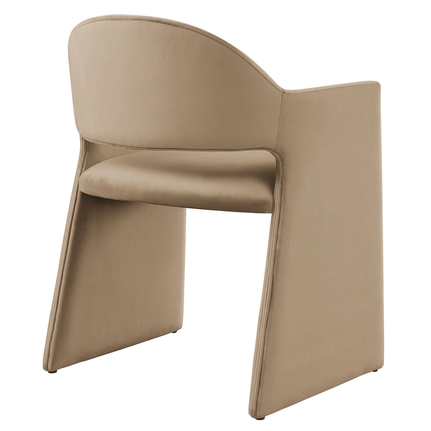 Talia Upholstered Fabric and Performance Velvet Dining Armchair by Modway
