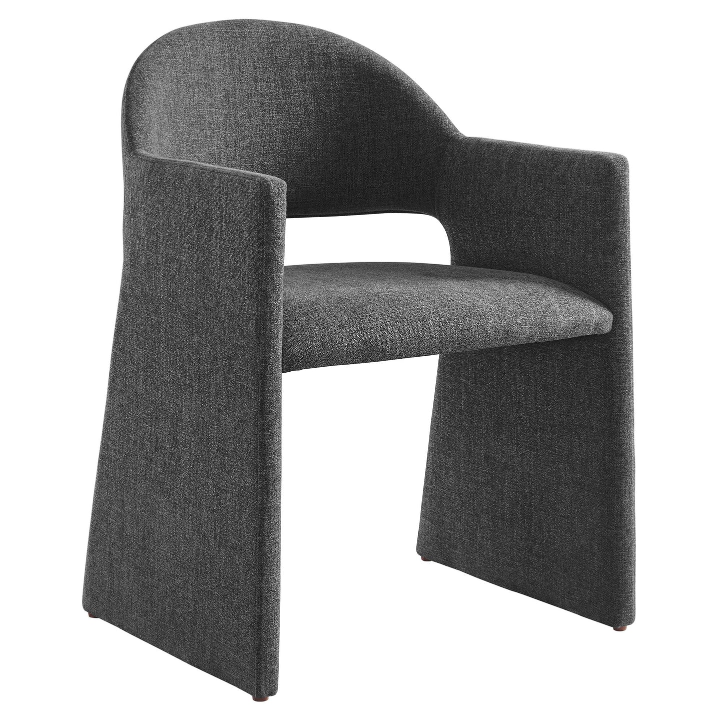 Talia Upholstered Fabric and Performance Velvet Dining Armchair by Modway
