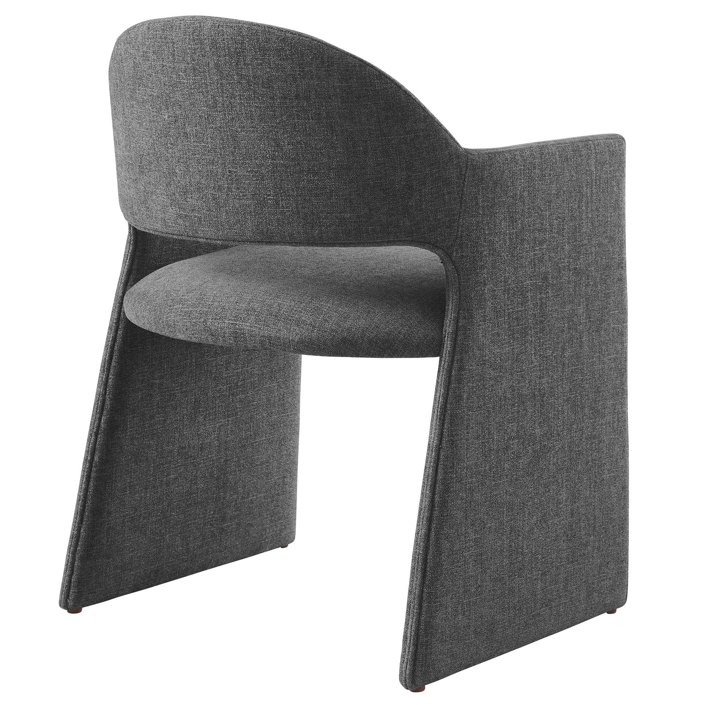 Talia Upholstered Fabric and Performance Velvet Dining Armchair by Modway