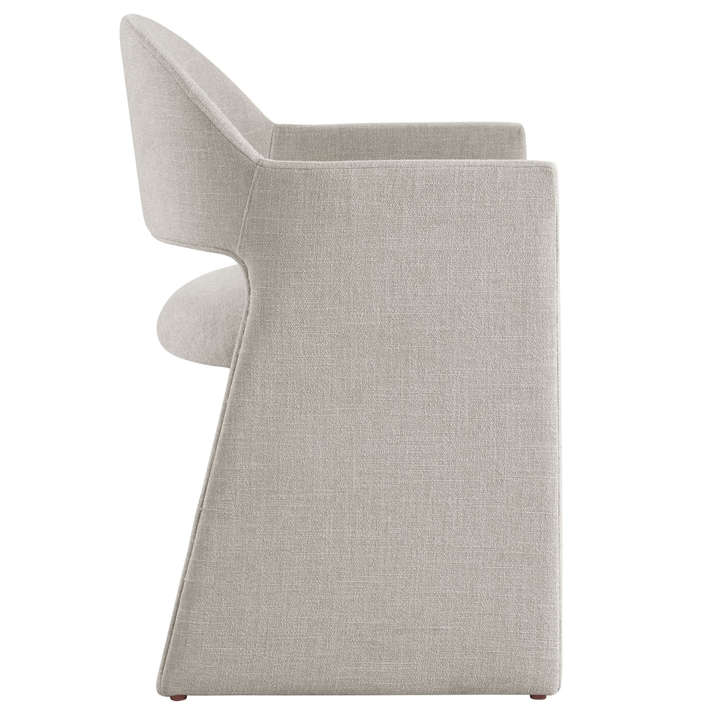 Talia Performance Velvet and Upholstered Fabric Dining Armchair