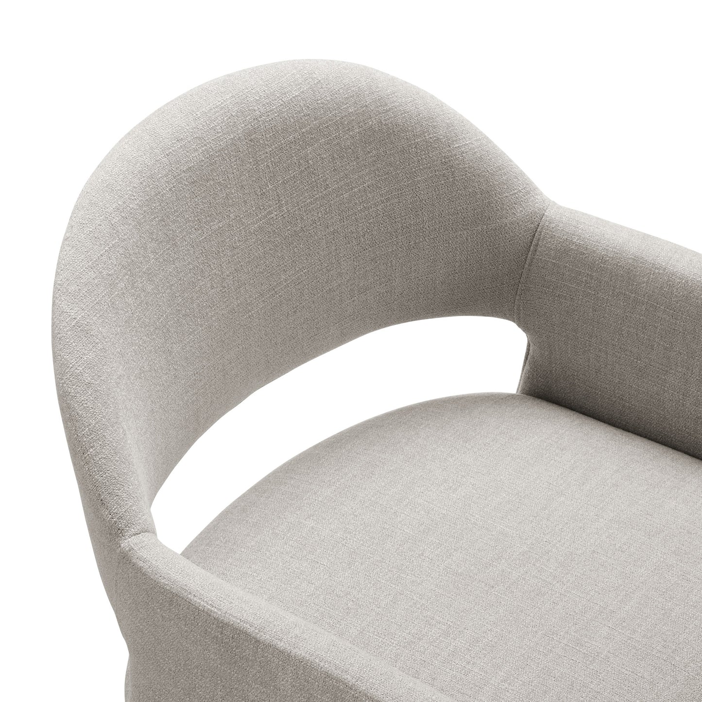 Talia Performance Velvet and Upholstered Fabric Dining Armchair