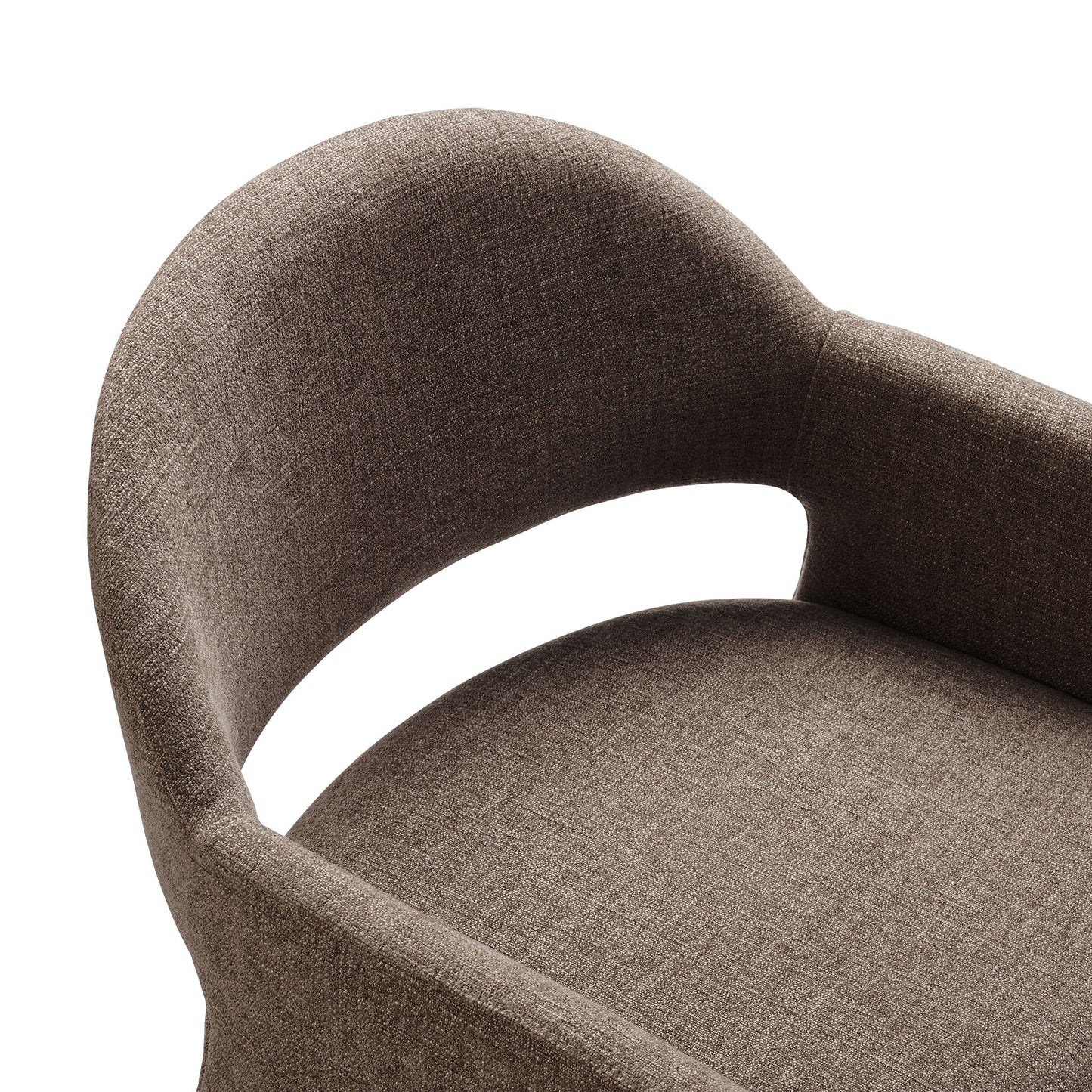 Talia Upholstered Fabric and Performance Velvet Dining Armchair by Modway
