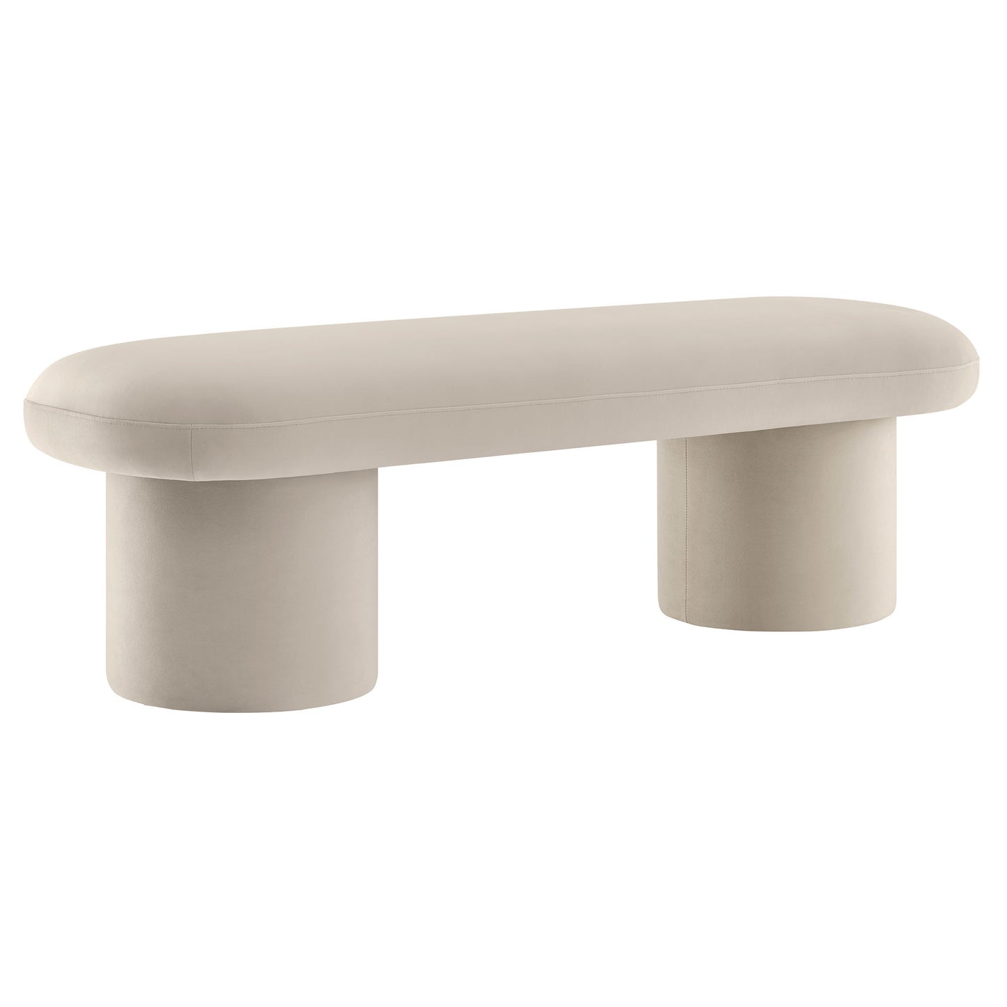 Orla Performance Velvet Bench by Modway EEI-7083-ALM