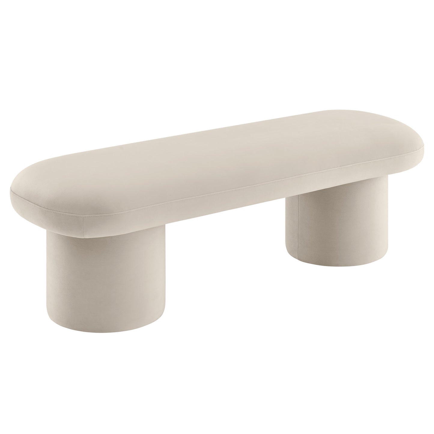 Orla Performance Velvet Bench by Modway EEI-7083-ALM