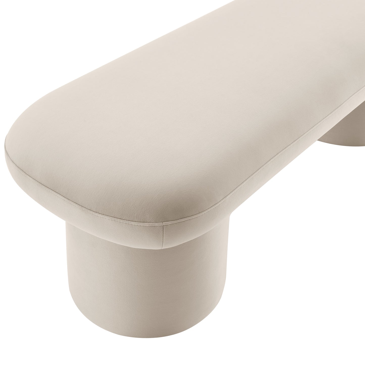 Orla Performance Velvet Bench by Modway EEI-7083-ALM
