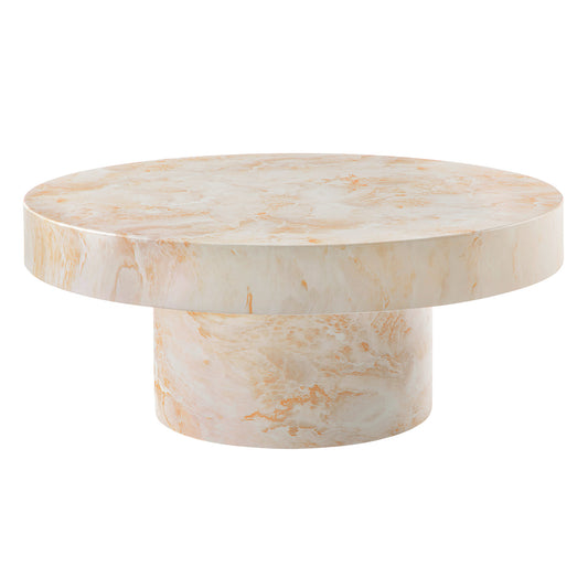 Alora Indoor - Outdoor Patio Concrete Round Coffee Table by Modway EEI-7091-HYX