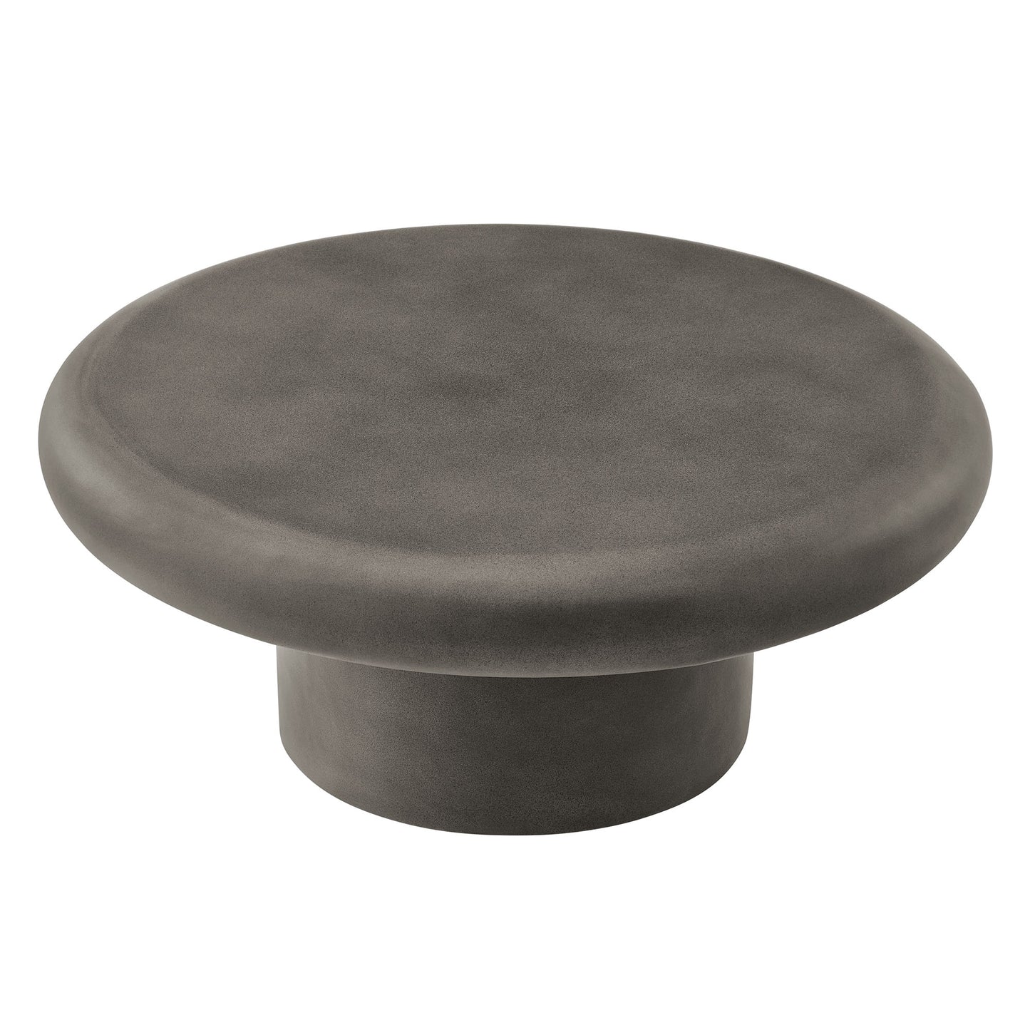 Argos and Alora Indoor - Outdoor Patio Concrete Round Coffee Table by Modway