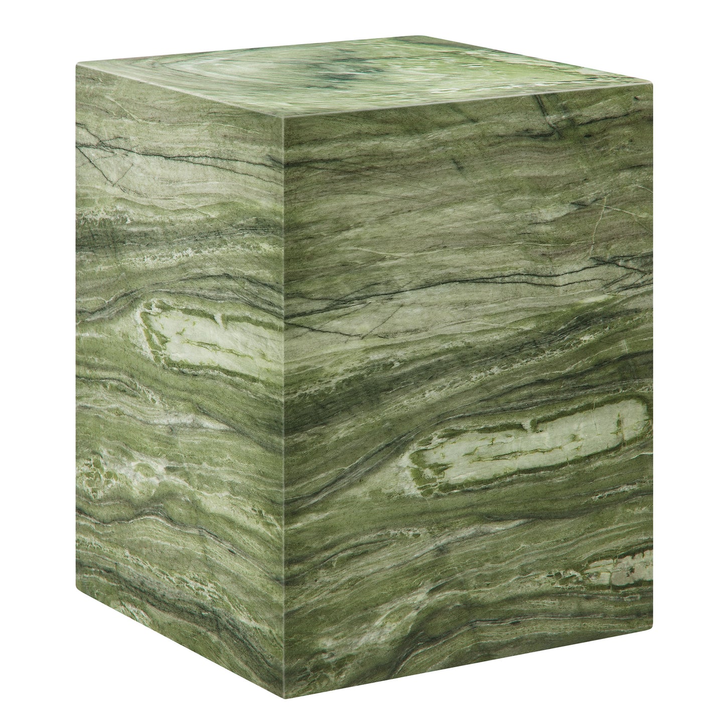 Jordana Square Plinth Indoor - Outdoor Patio Concrete Side Table by Modway EEI-7096-GRN