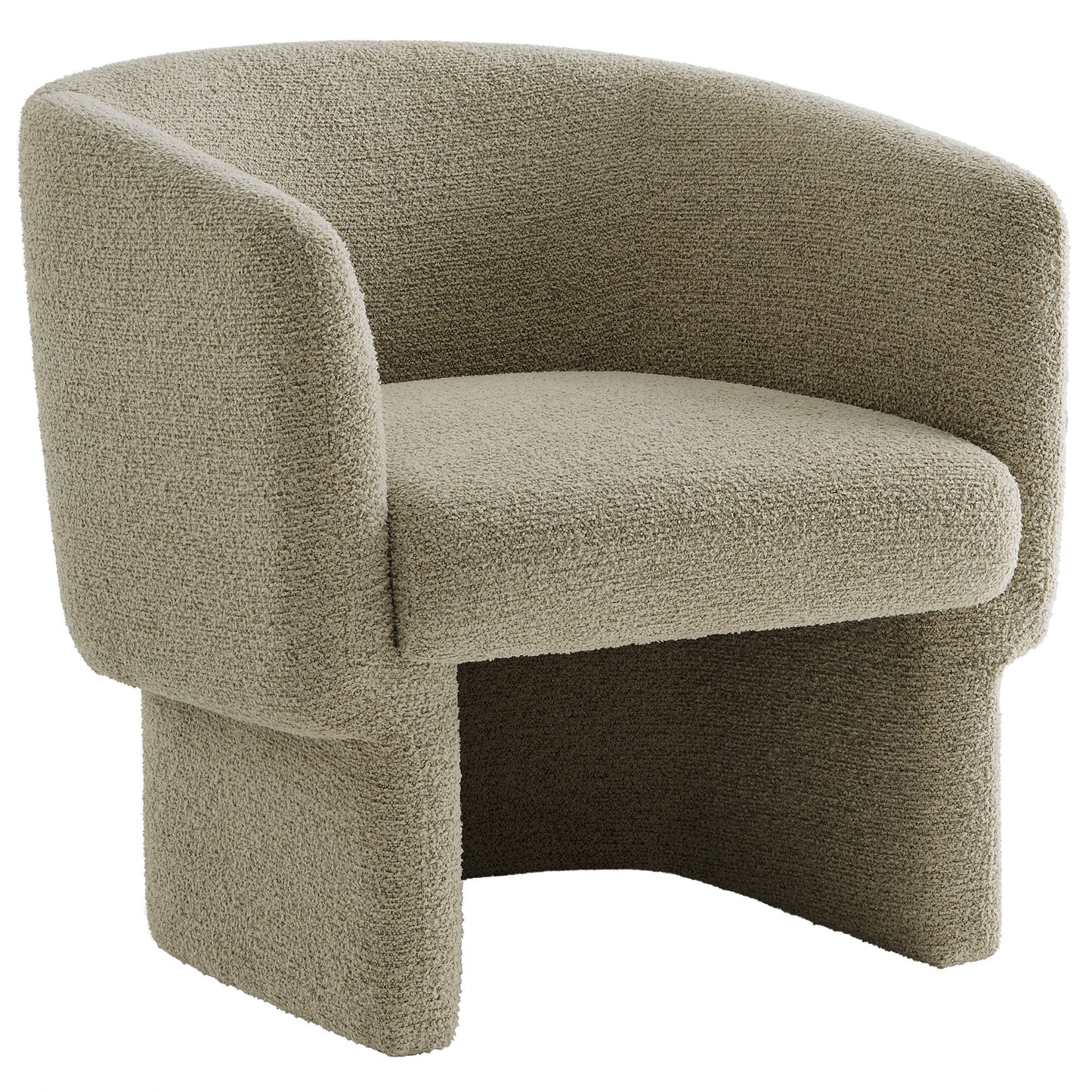 Muse Boucle Fabric Barrel Accent Chair by Modway EEI-7100-CRK