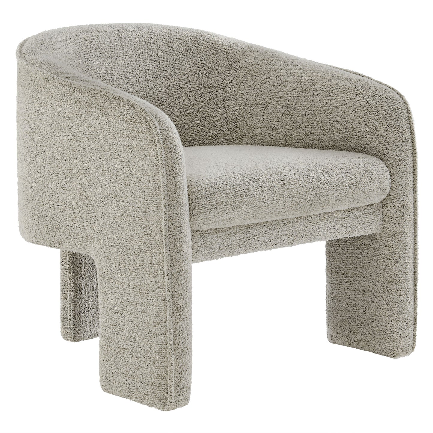 Greer Boucle Fabric Upholstered Accent Armchair by Modway