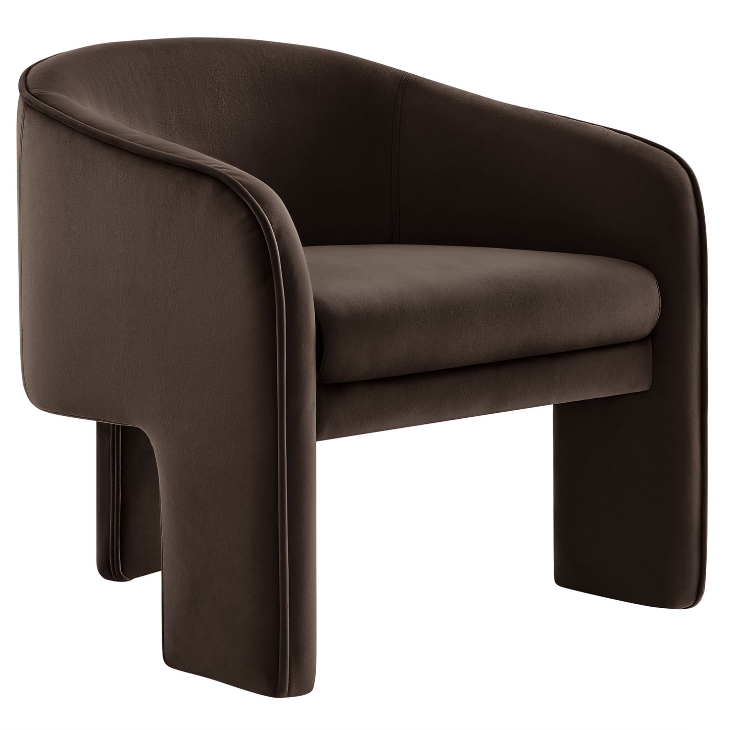 Greer Performance Velvet Upholstered Accent Armchair by Modway