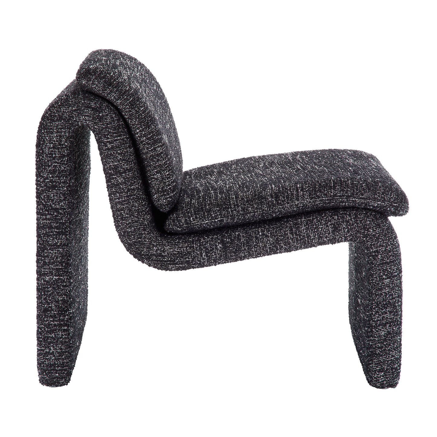 Lume Boucle Upholstered Armless Accent Chair by Modway