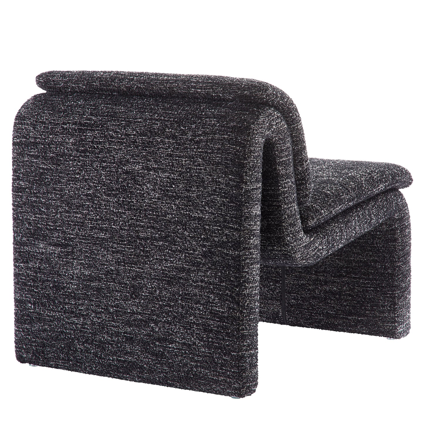 Lume Boucle Upholstered Armless Accent Chair by Modway