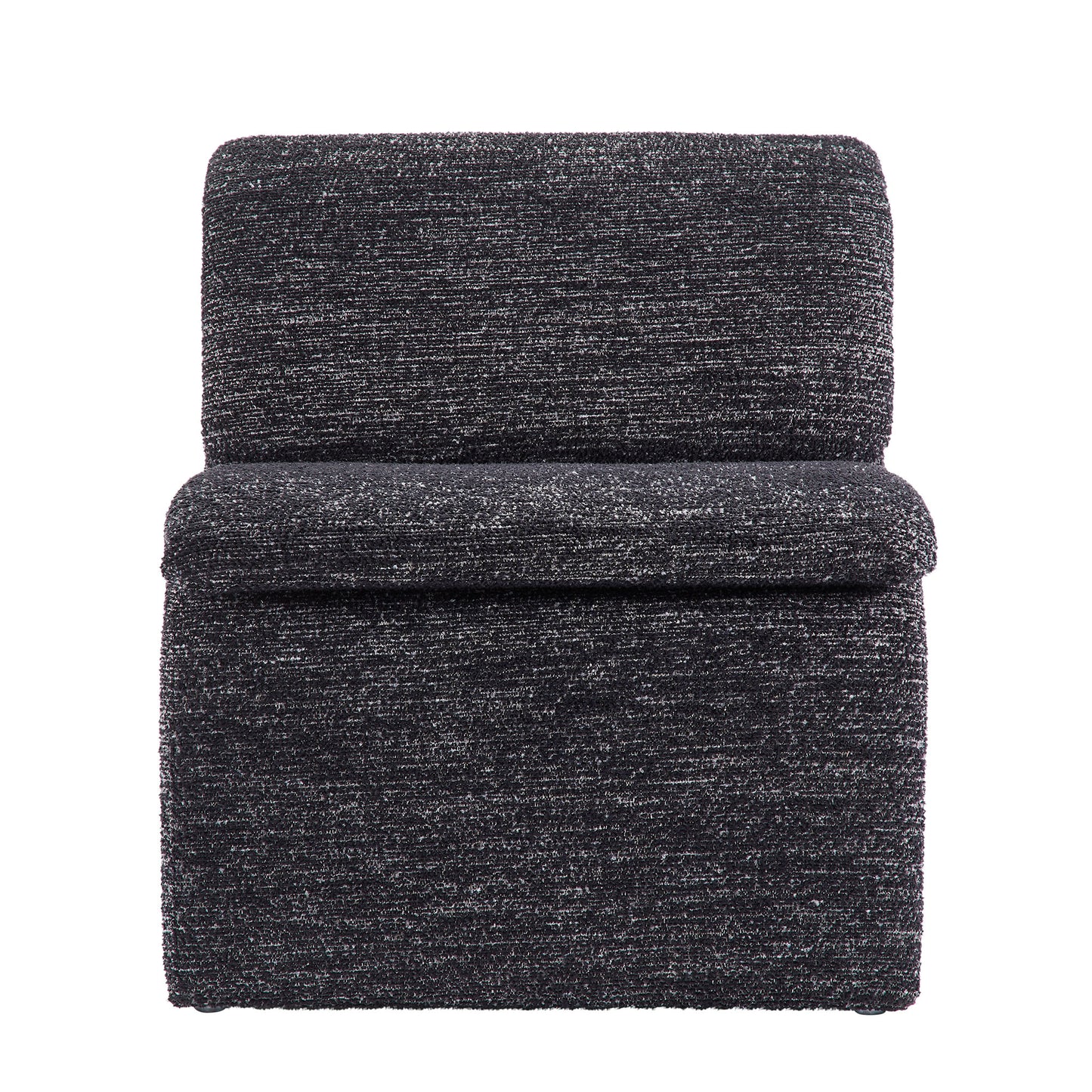Lume Boucle Upholstered Armless Accent Chair by Modway
