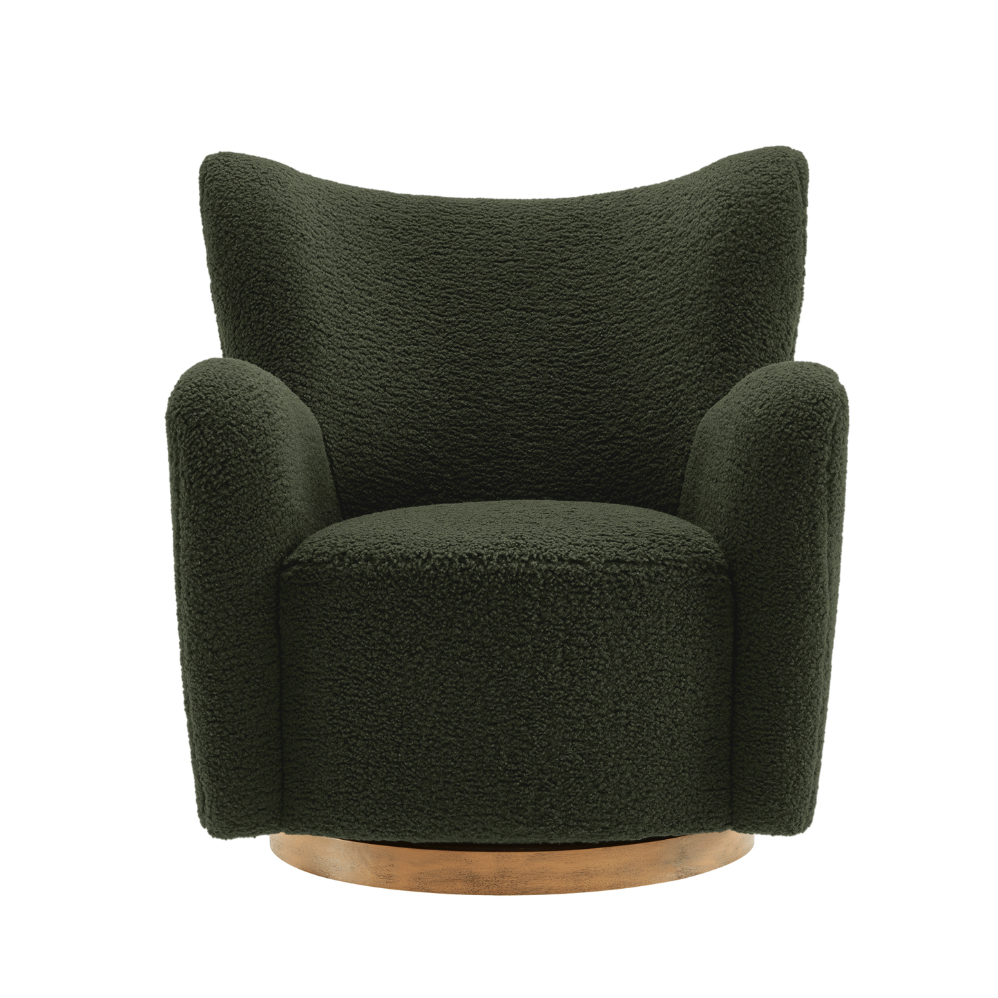 Montrose Wingback Sherpa Swivel Accent Chair by Modway
