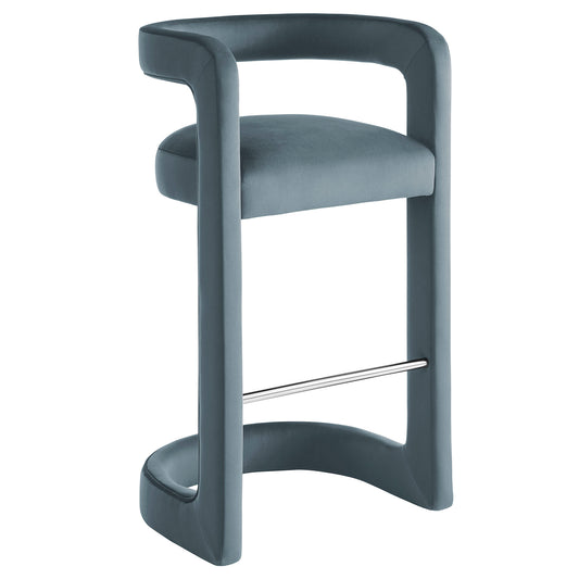 Winslow Performance Velvet Bar Stool by Modway EEI-7108-CAB