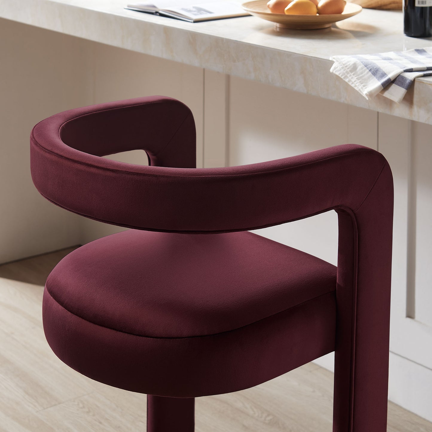 Winslow Performance Velvet Bar and Counter Stool by Modway