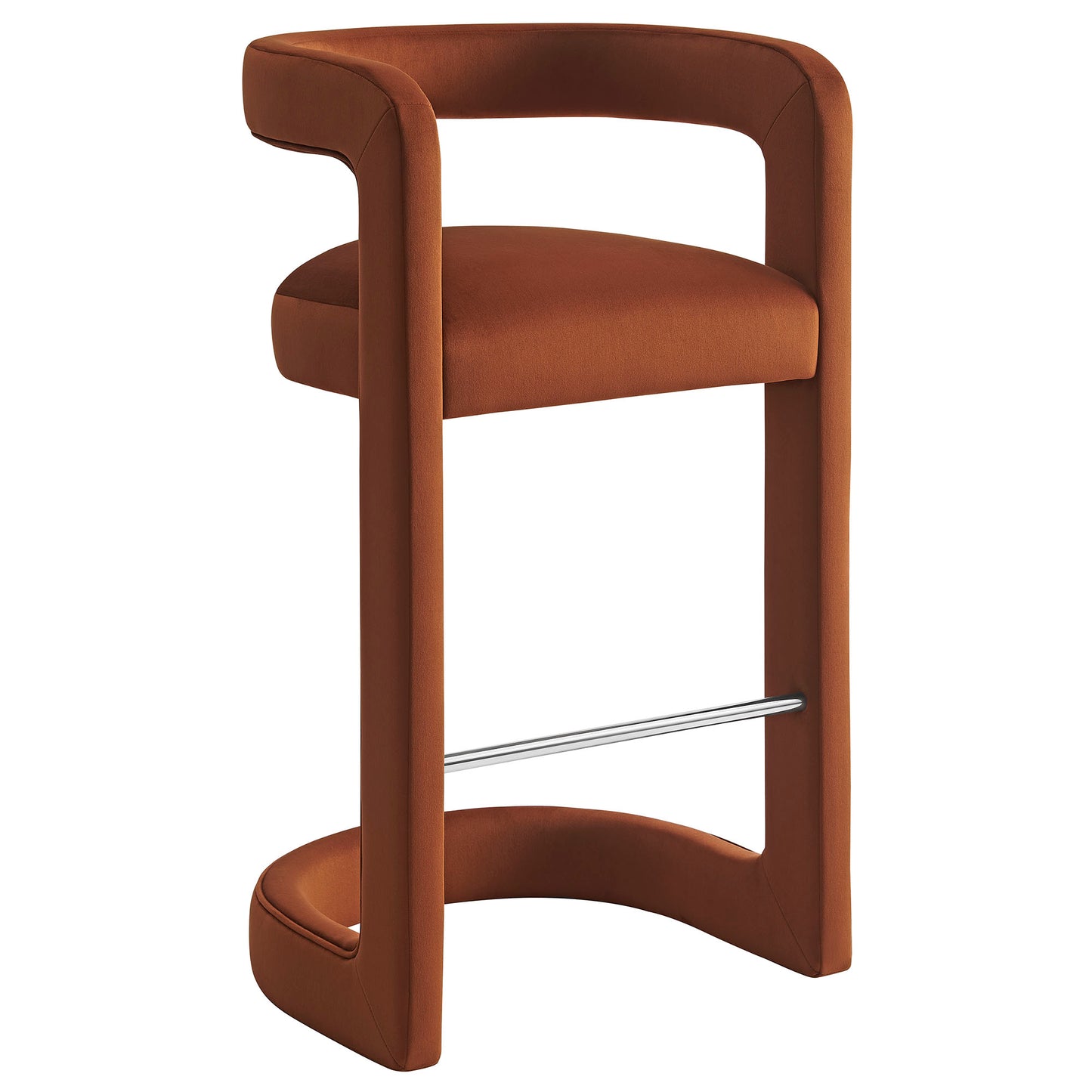 Winslow Performance Velvet Bar and Counter Stool by Modway