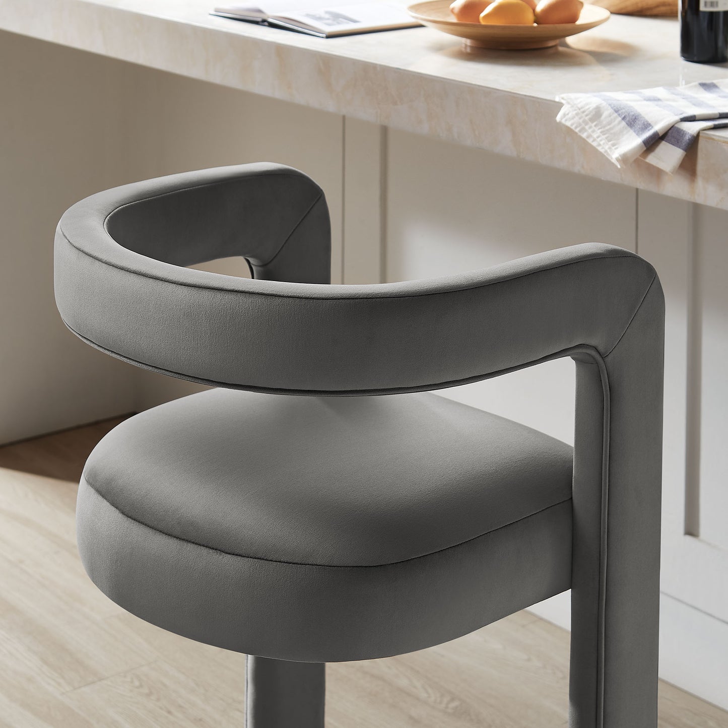 Winslow Performance Velvet Bar and Counter Stool by Modway