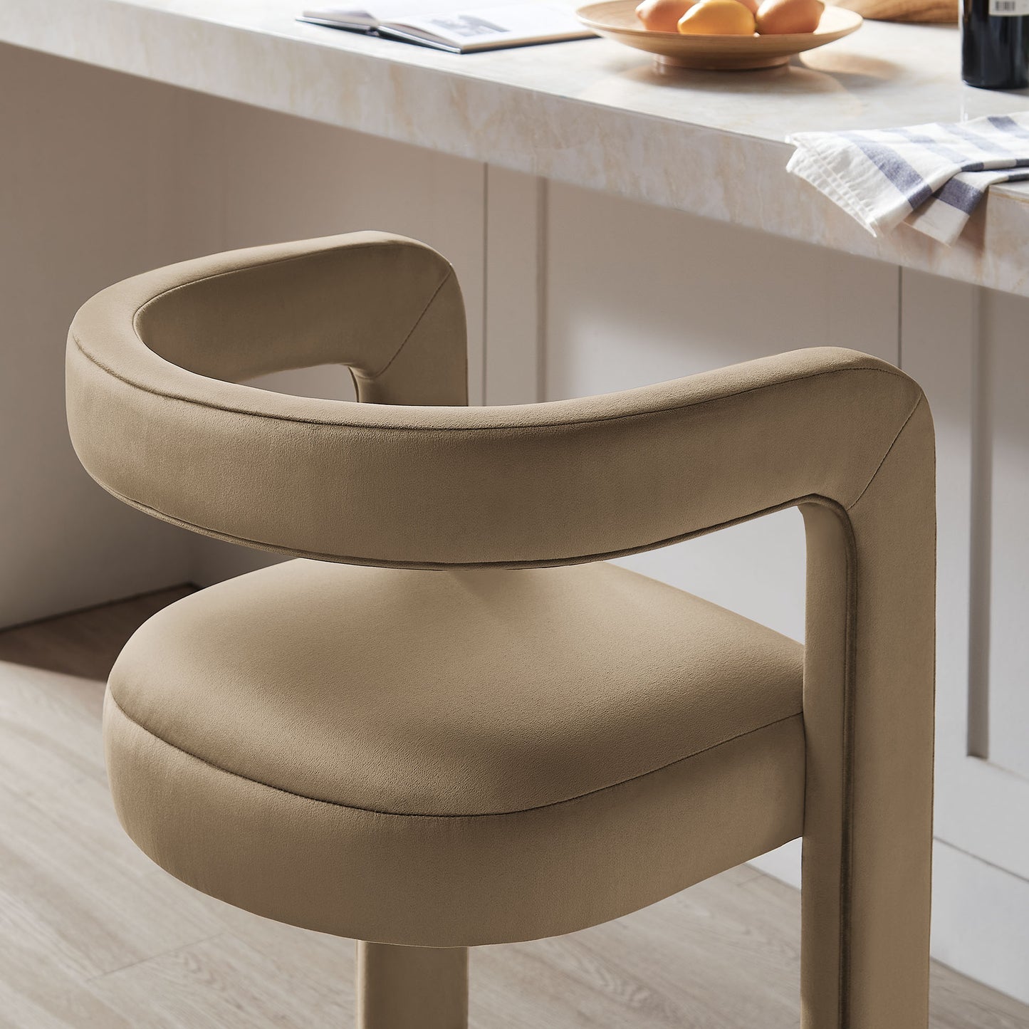 Winslow Performance Velvet Bar and Counter Stool by Modway