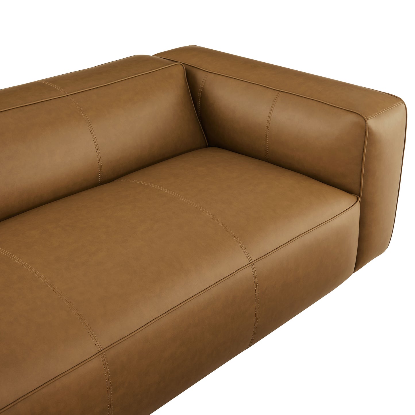 Auren Upholstered Vegan Leather Sofa by Modway
