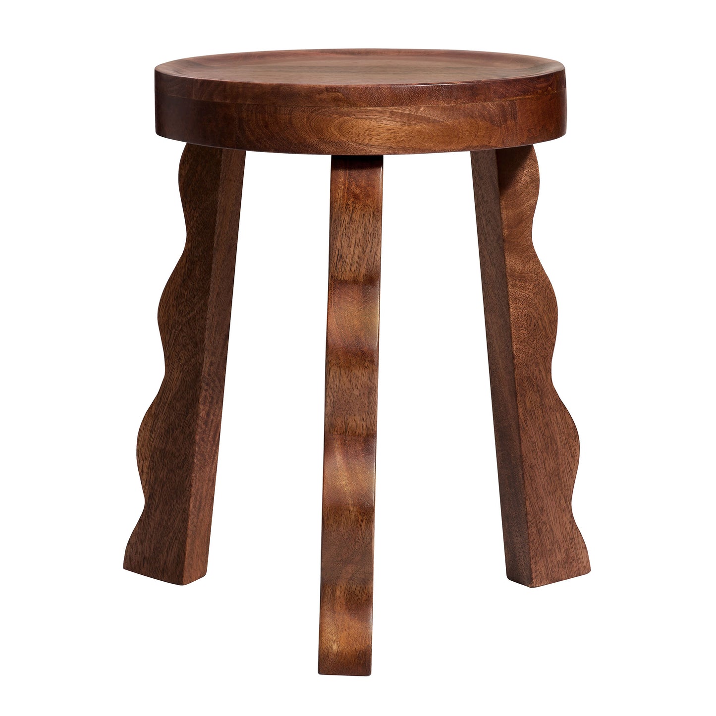 Sorrel Carved Wood Stool by Modway EEI-7140-WAL