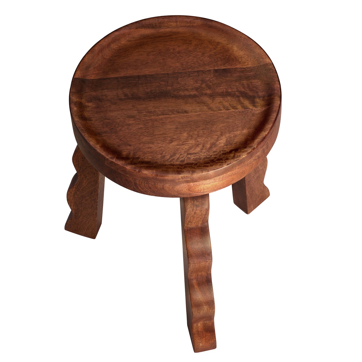 Sorrel Carved Wood Stool by Modway EEI-7140-WAL