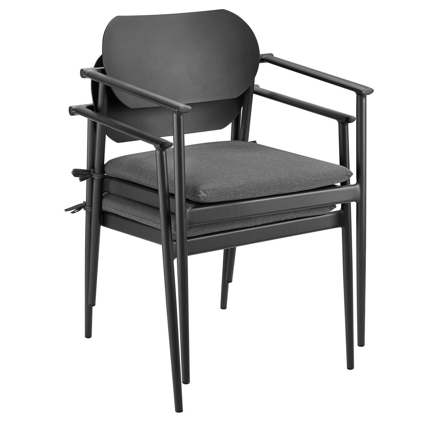 Aeris 7-Piece Outdoor Patio Aluminum Dining Set by Modway EEI-7441 with Table and Chairs