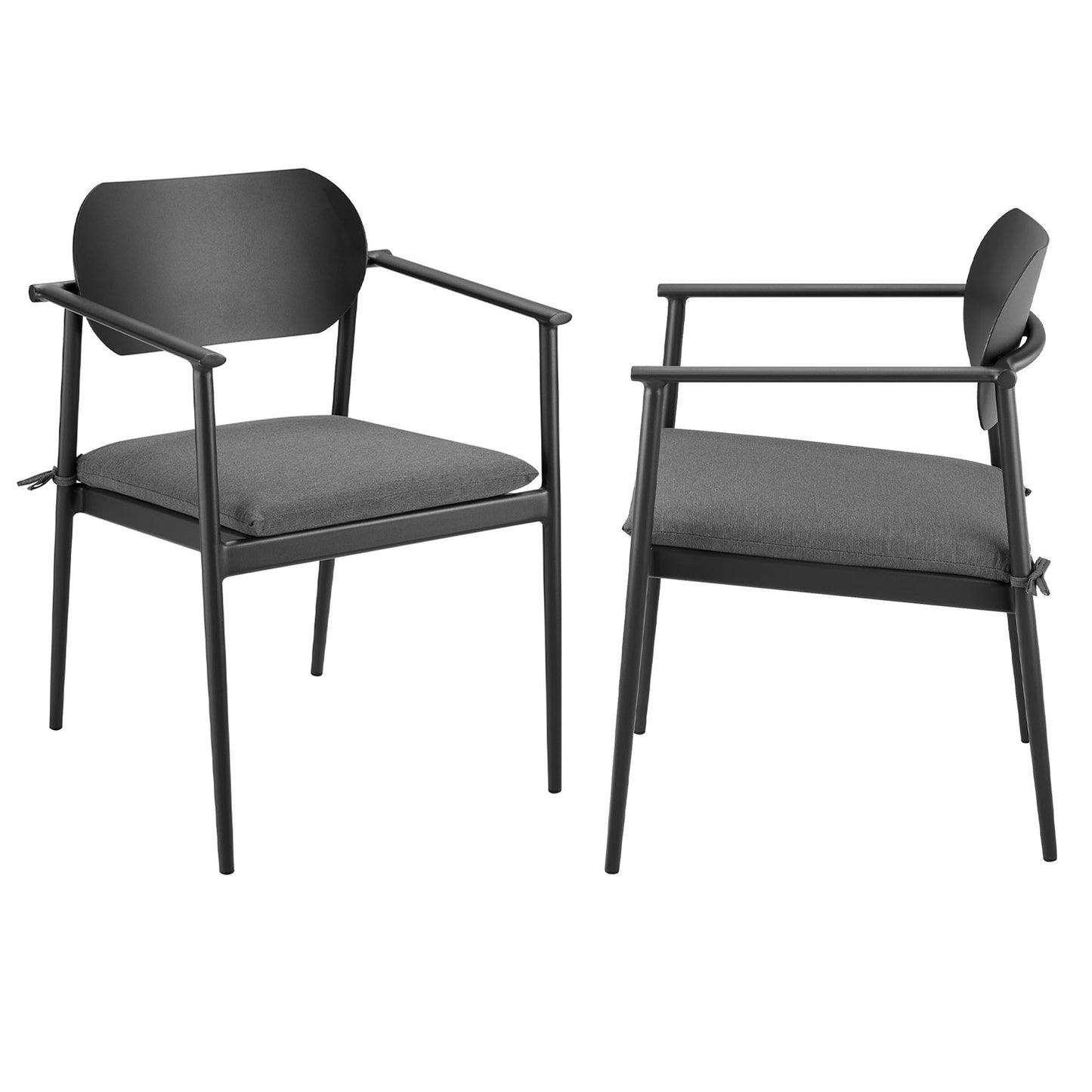 Aeris 7-Piece Outdoor Patio Aluminum Dining Set by Modway EEI-7441 with Table and Chairs