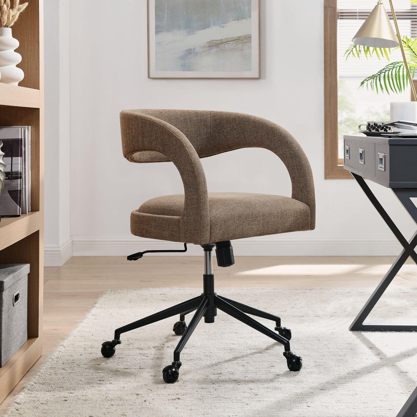 Pinnacle Vegan Leather and Upholstered Office Chair by Modway