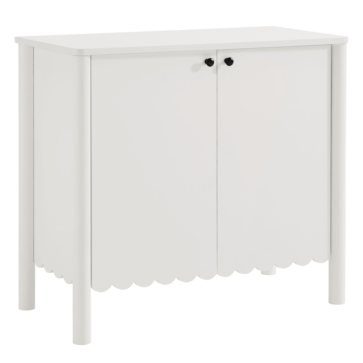 Emmeline 35" 2-Door Scalloped Sideboard Cabinet by Modway EEI-7152-WHI