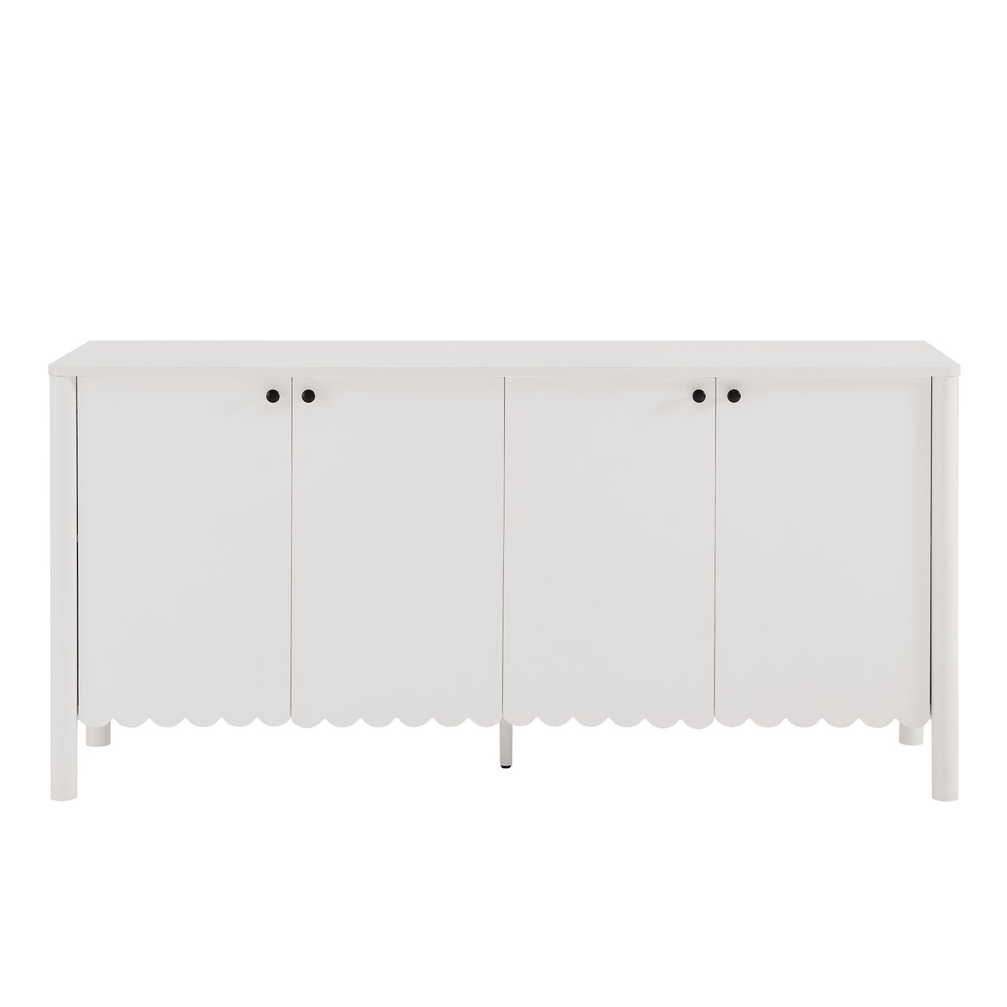 Emmeline 66" 4-Door Scalloped Sideboard Cabinet by Modway EEI-7153-WHI
