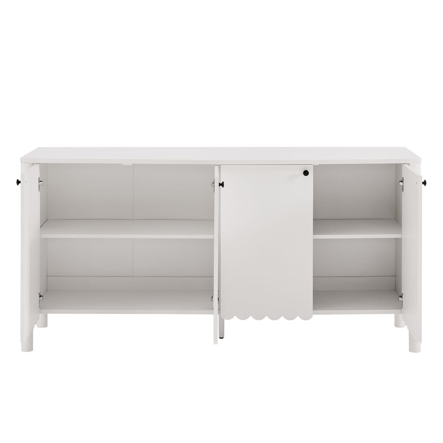 Emmeline 66" 4-Door Scalloped Sideboard Cabinet by Modway EEI-7153-WHI