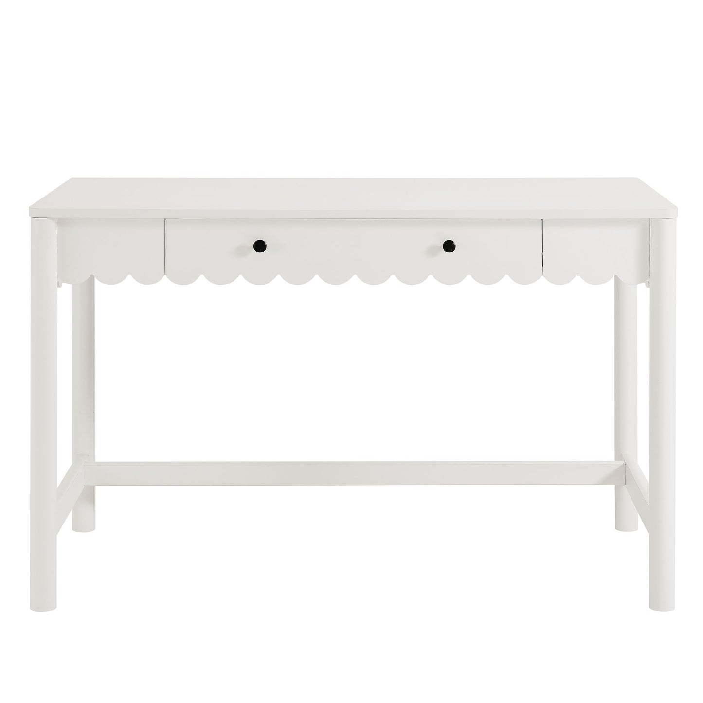 Emmeline 1-Drawer Scallop Writing Desk by Modway EEI-7155-WHI