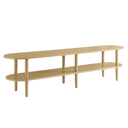 Torus Oval Wood TV Stand by Modway EEI-7158-OAK