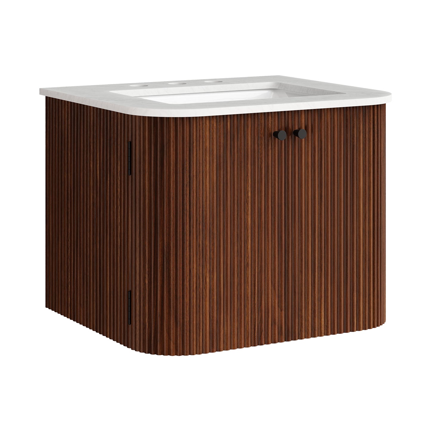 Zia 24" Wall-Mount Bathroom Vanity with Marble Sink by Modway EEI-7162-WAL