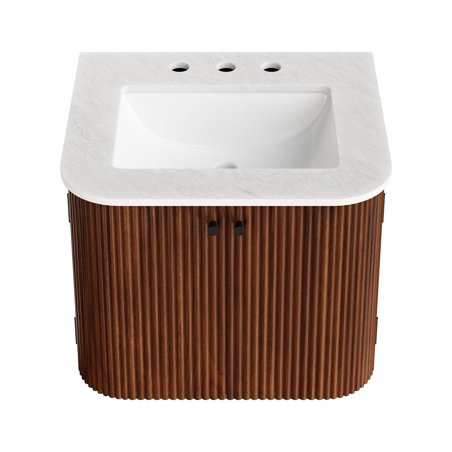 Zia 24" Wall-Mount Bathroom Vanity with Marble Sink by Modway EEI-7162-WAL