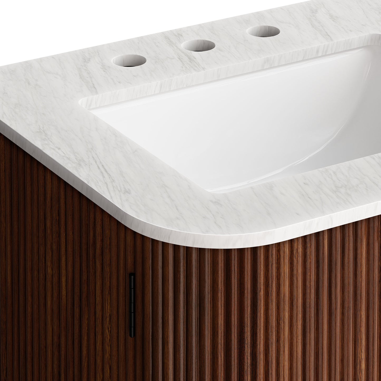 Zia 24" Wall-Mount Bathroom Vanity with Marble Sink by Modway EEI-7162-WAL
