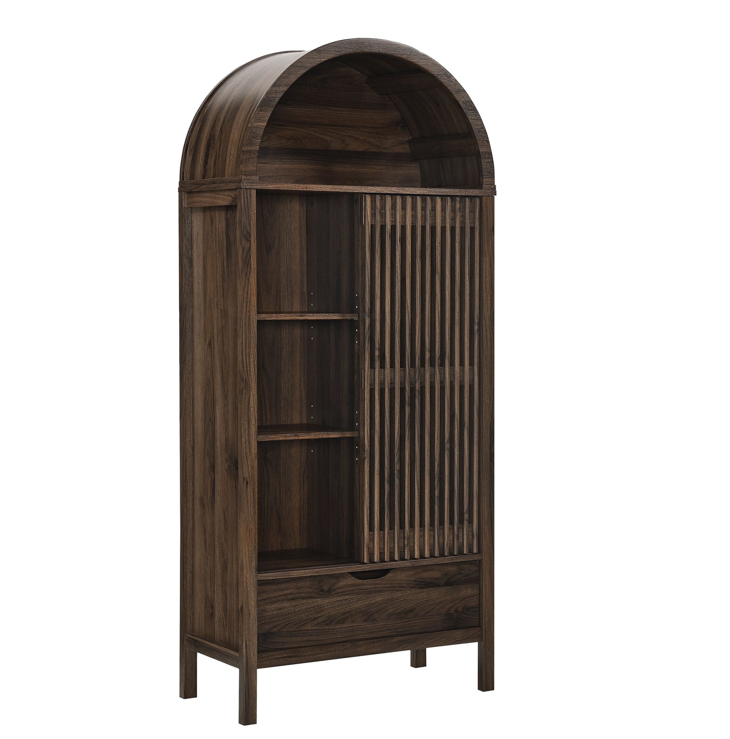 Vaughn 71" Arched Storage Display Cabinet by Modway