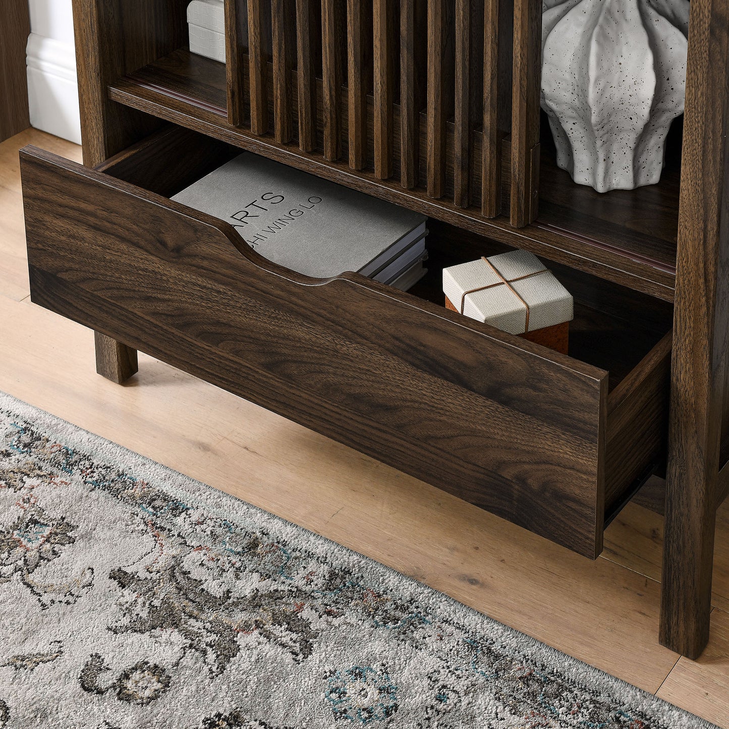 Vaughn 71" Arched Storage Display Cabinet by Modway