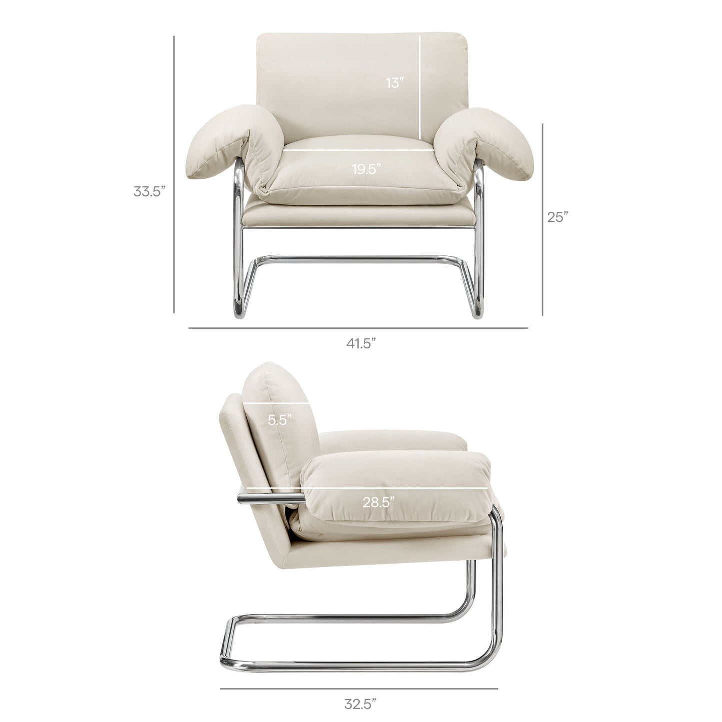 Ansel Performance Velvet Accent Chair by Modway