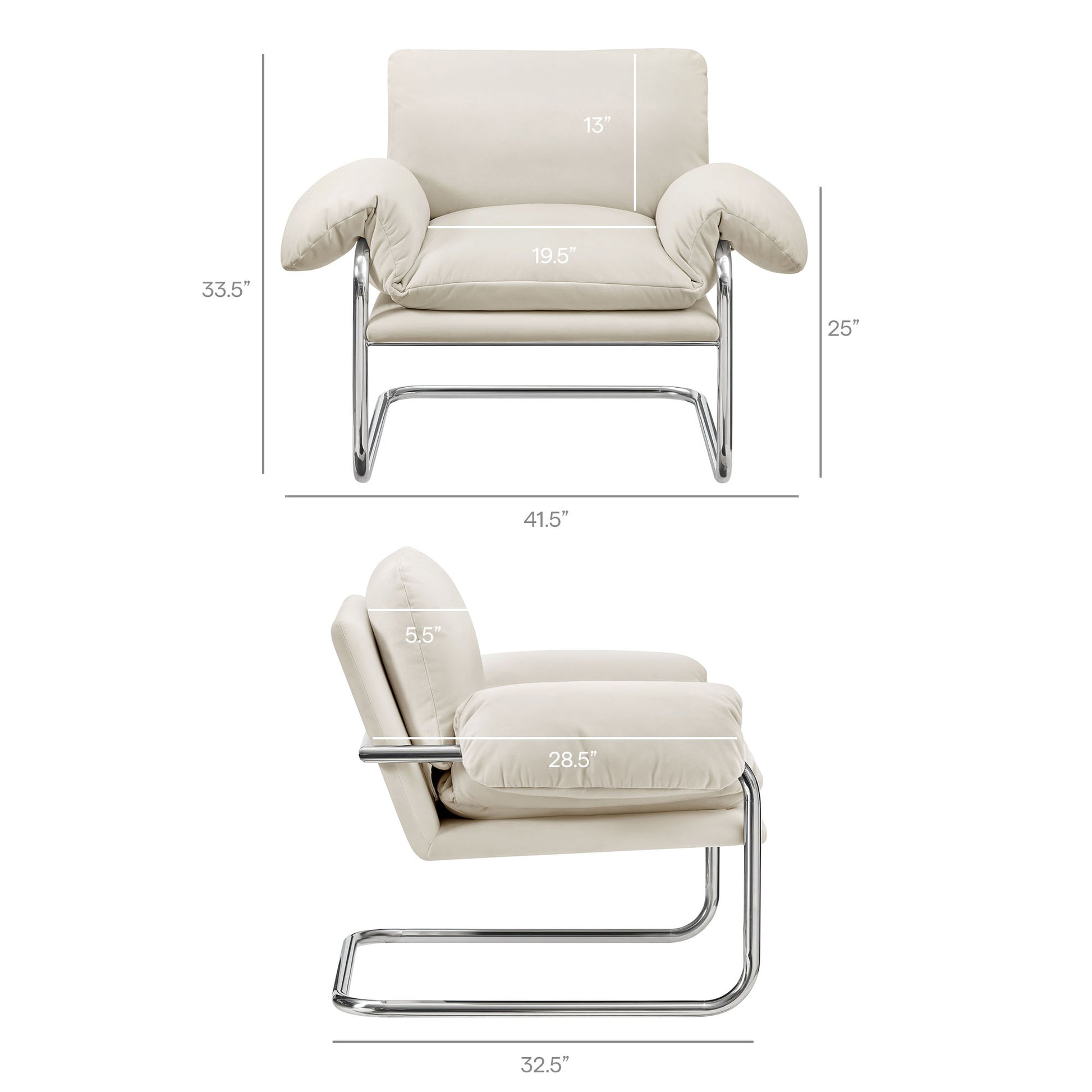 Ansel Performance Velvet Accent Chair by Modway