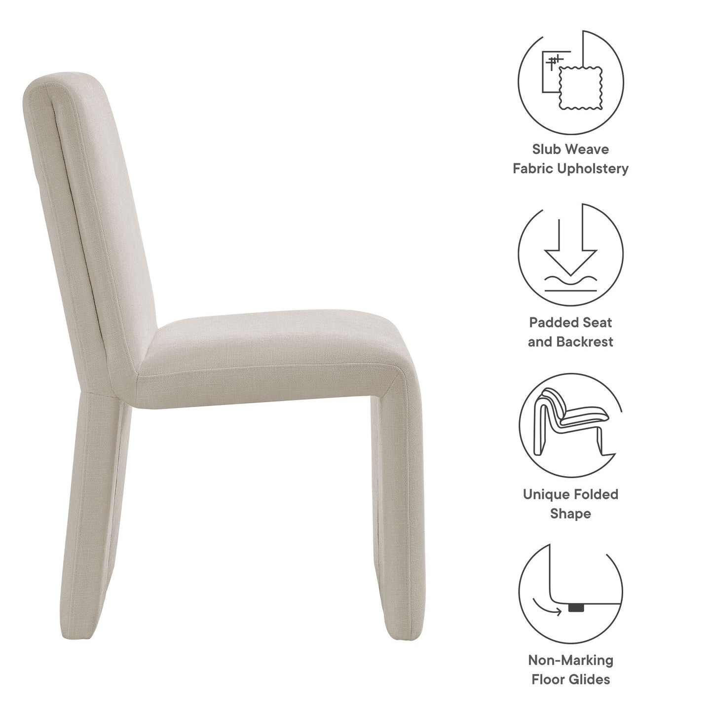 Emory Fabric Upholstered Dining Side Chair by Modway EEI-7185-SAL