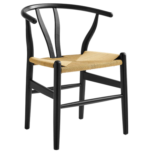 Amish 29" Wood Dining Chair by Modway EEI-7200-BLK
