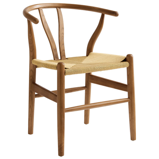 Amish 29" Wood Dining Chair by Modway EEI-7200-WAL
