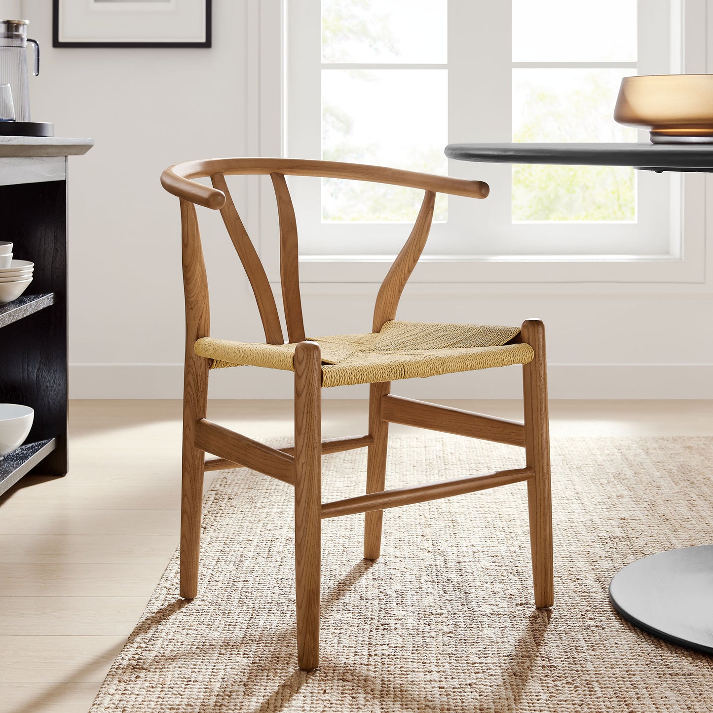 Amish 29" Wood Dining Chair by Modway EEI-7200-WAL