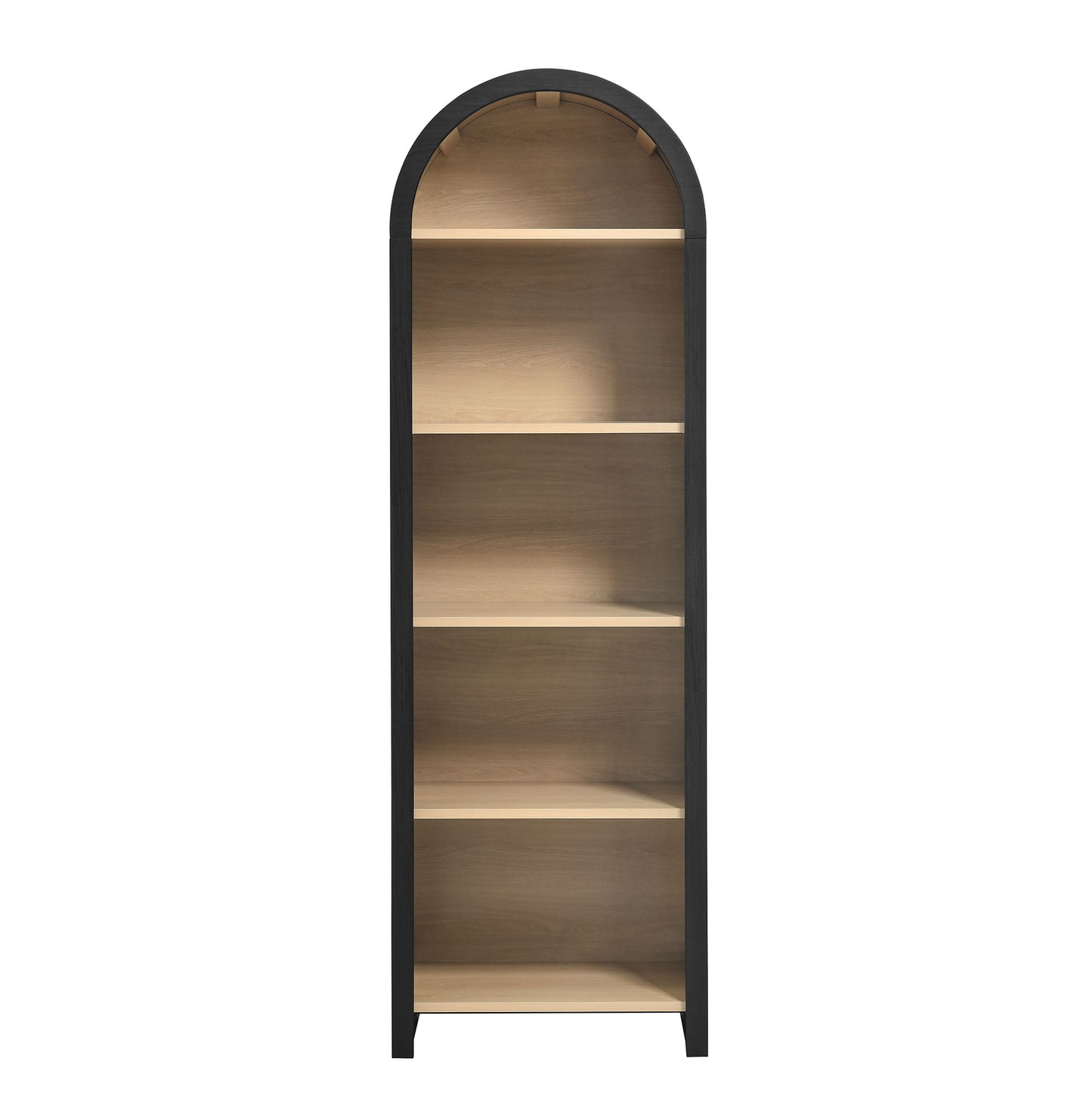 Evie Arched Bookcase Display Cabinet by Modway